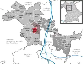 Poziția localității Großenseebach