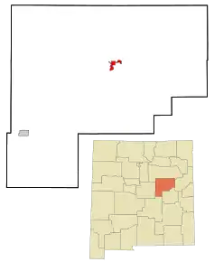 Poziția localității Santa Rosa, New Mexico