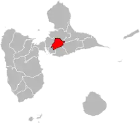 Poziția localității Cantonul Les Abymes-2