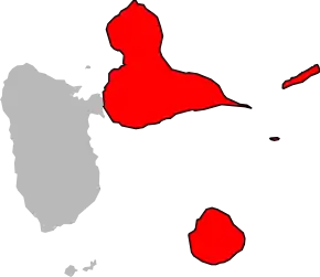 Arondismentul Pointe-à-Pitre în cadrul departamentului Guadelupa