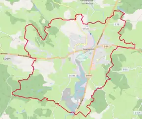 Poziția localității Gueugnon