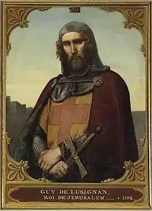 Guy de Lusignan (vers 1843), Versailles, Muzeul de istorie a Franței.