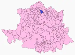 Poziția localității Guijo de Granadilla