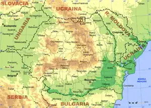 Hartă cu Calea ferată Gura Putnei–Putna