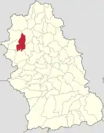 Localizare în cadrul județului