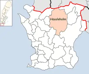 Localizarea comunei în cadrul comitatului