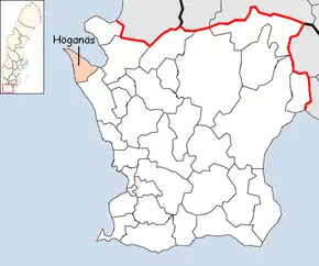 Localizarea comunei în cadrul comitatului