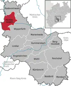 Poziția localității Hückeswagen