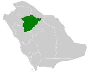 Poziția localității Provincia Ha'il