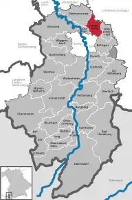 Poziția localității Haldenwang