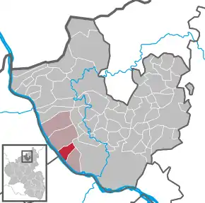 Poziția localității Hammerstein am Rhein