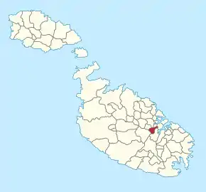 Poziția localității Ħamrun