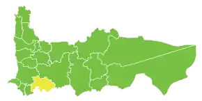 Poziția localității Subdistrictul Hirbnafsah