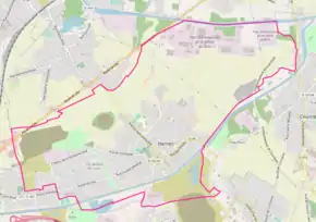 Poziția localității Harnes