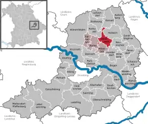 Poziția localității Haselbach