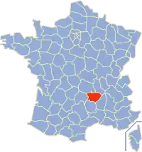 Poziția regiunii Haute-Loire