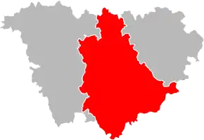 Arondismentul Le Puy-en-Velay în cadrul departamentului Haute-Loire