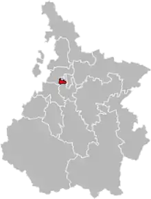 Poziția localității Cantonul Tarbes-3