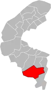 Poziția localității Cantonul Châtenay-Malabry