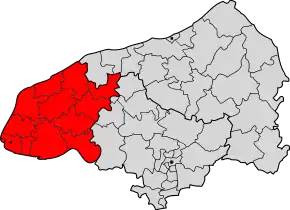 Arondismentul Le Havre în cadrul departamentului Seine-Maritime
