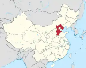 Poziția localității Hebei