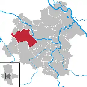 Poziția localității Hecklingen