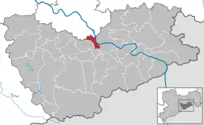 Poziția localității Heidenau