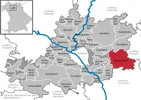 Poziția localității Heiligenstadt in Oberfranken