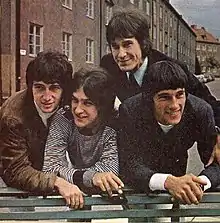 left to right: Pete Quaife, Dave Davies, Ray Davies, Mick Avory.