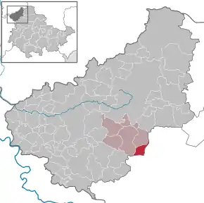 Poziția localității Helmsdorf