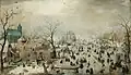 Hendrick Avercamp painted almost exclusively winter scenes of crowds.