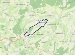 Poziția localității Herbinghen