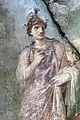 Minerva, frescă din Herculaneum (sec. I)