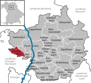 Poziția localității Heroldsbach