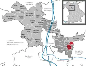 Poziția localității Heroldsberg