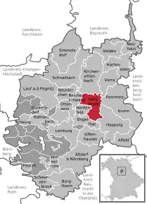 Poziția localității Hersbruck