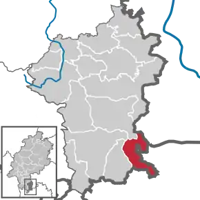 Poziția localității Hesseneck