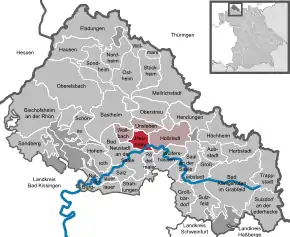 Poziția localității Heustreu