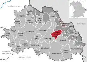 Poziția localității Hinterschmiding