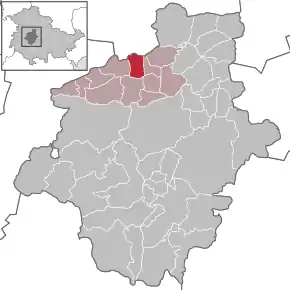 Poziția localității Hochheim