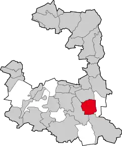 Poziția Höhenkirchen-Siegertsbrunn pe harta districtului München