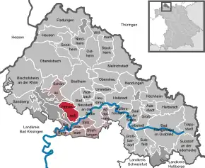 Poziția localității Hohenroth