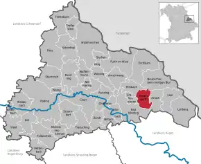 Poziția localității Hohenwarth