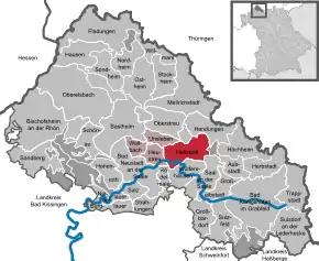 Poziția localității Hollstadt