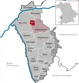 Poziția localității Holzheim