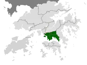 Poziția localității Kowloon