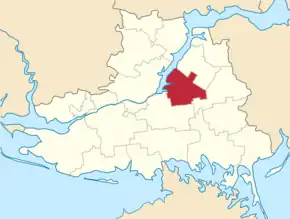 Poziția localității Hornostaiivka