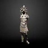 Horus sub formă de împărat; secolul al II-lea; bronz; înălțime: 26,5 cm; Luvru