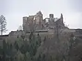 Ruinele vechiului castel din Potštejn