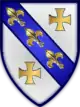 Coat of arms of the Vukčić-Hrvatinić noble family from time of Hrvoje